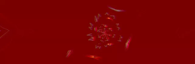 Đường Hầm Neon Fractal Mandala Burst 3:1 Triple Wide 60fps Screensaver Vj Loop