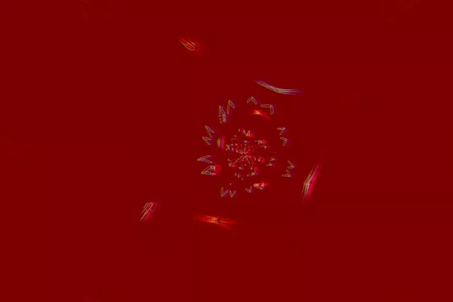 Twnnel Neon Fractal Kaleidosgop Ffrwydrad VJ Loop 3:2 Surface 60fps Sgrin Arbedwr