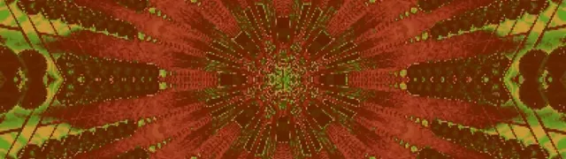 Tunel Neon Shpërthim Kaleidoskop të Kuq Gjelbër 32:9 Super Ultrawide 60fps Ekrankursyes VJLoops