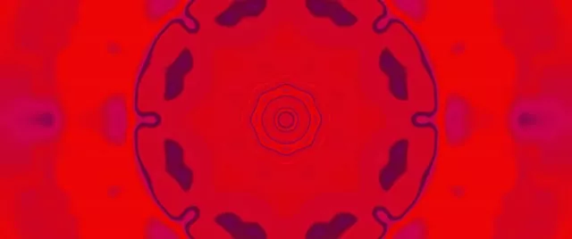 Neon Tunel Rdeči Kaleidoskop VJLoops 2.39:1 Cinemascope 60fps Ohranjevalnik Zaslona