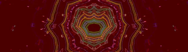 Túnel de Neó Vòrtex Caleidoscopi 32:9 Super Ultrawide 60fps Estalvi de Pantalla VJ Loop