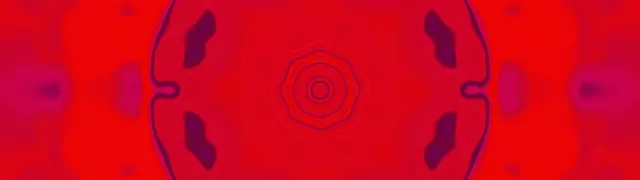 Túnel Neón Octógono Vermello Vórtice Protector de Pantalla 32:9 Super Ultrawide 60fps VJLoops