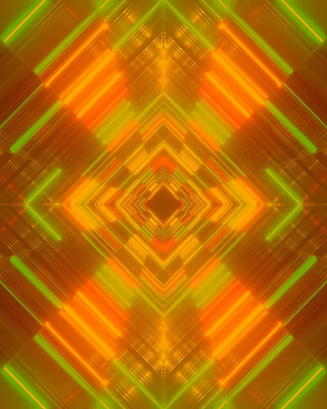 Túnel Neón Vórtice Diamante VJ Loop 60fps 4:5 Instagram Protector de Pantalla