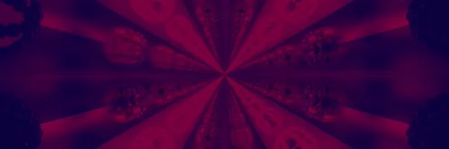 Red Neon Tunnel Vortex 3:1 Triple Wide 60fps Screensaver Loop