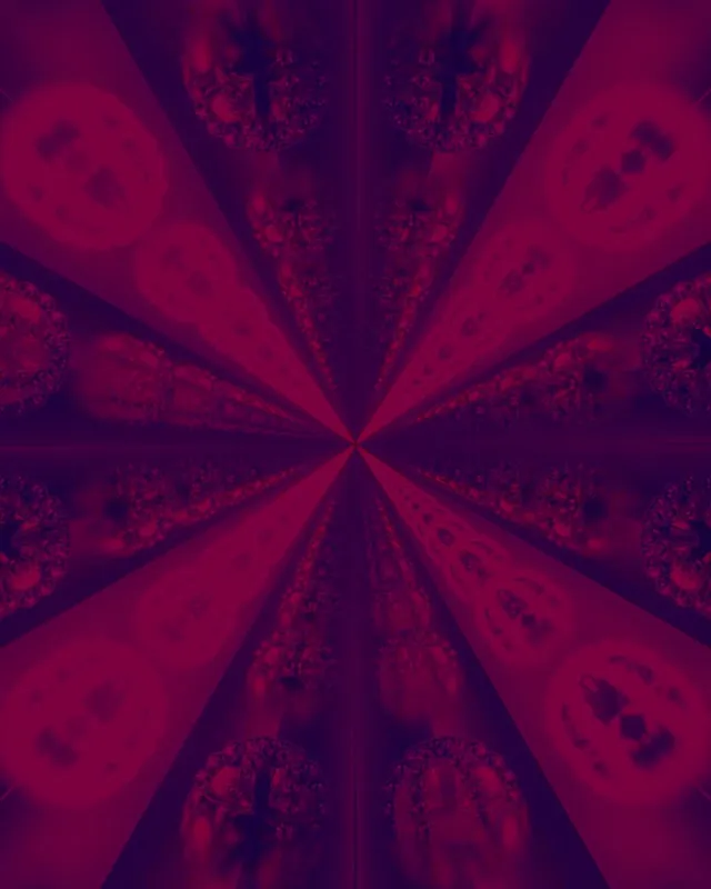Pulsating Red Neon Tunnel VJ Loop 4:5 Instagram 60fps Screensaver