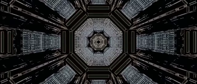 Neon Tunnel Screensaver 21:9 Ultrawide 60fps Octagon Dark VJ Loop