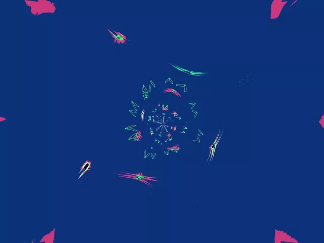 Neon Tunel Šetřič Obrazovky 4:3 Classic 60fps Modrorůžová Spirála VJ Loop