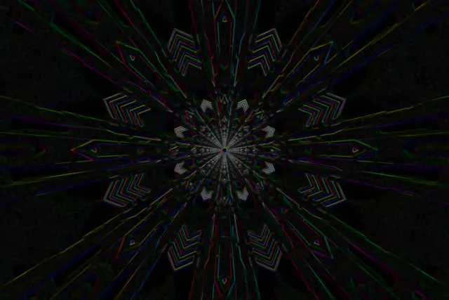 Neon Tunnel Vj Loop Spiraling Kaleidoscope 3:2 60fps Screensaver
