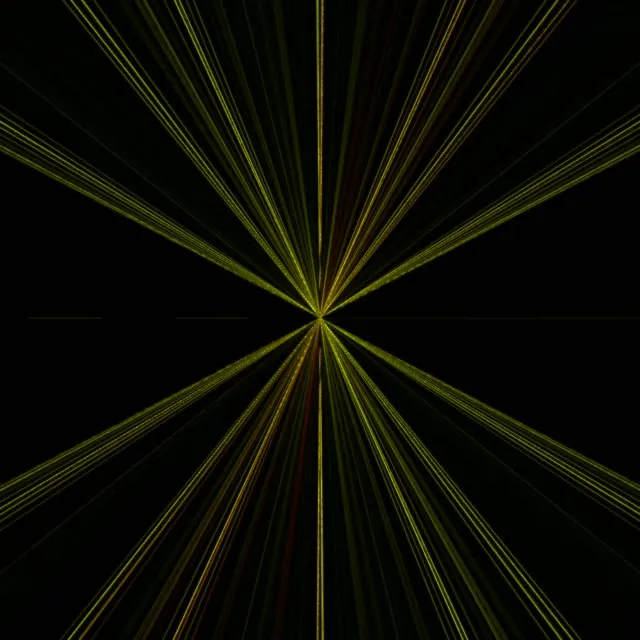 Neon Tunnel Radiating Green Lines VJ Loop 1:1 Square 60fps Screensaver