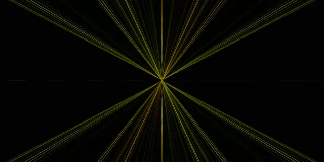 Neon Tunnel Green Radial Vortex 2:1 Univisium 60fps Screensaver Loop