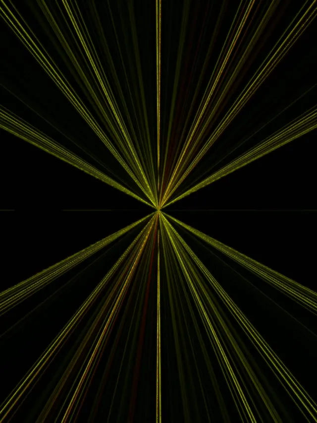 Neon Tunnel Green Laser Burst VJ Loop 3:4 iPad 60fps Screensaver