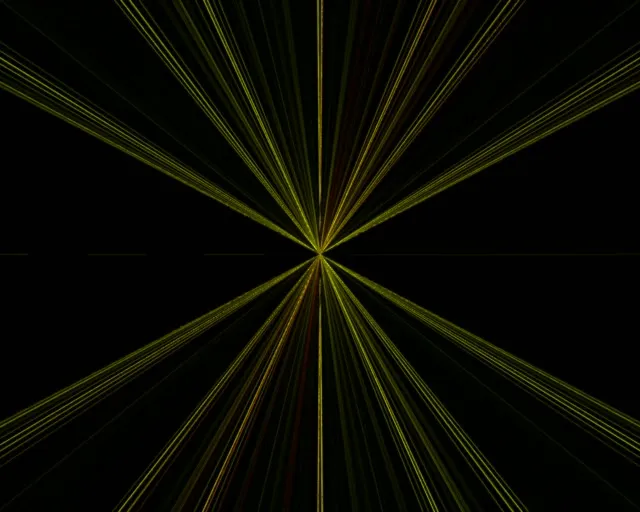 5:4 Industrial Neon Tunnel Screensaver | 60fps VJ Loop Green Radial Burst