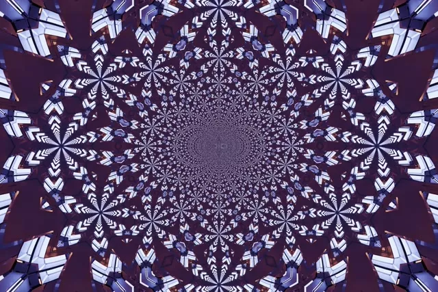 Neon Tunnel Fractal Kaleidoscope Vj Loop 3:2 60fps Screensaver