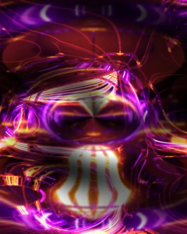 Neon Tunnel VJ Loop 4:5 Instagram 60fps Spiraling Purple Vortex Screensaver