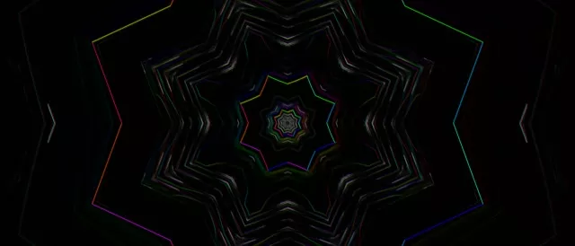 Neon Tunnel Vj Loop 21:9 Ultrawide 60fps Screensaver Kaleidoscope