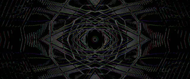 Neon Tunnel Eye Vortex VJ Loop 60fps Screensaver 2.39:1 Cinemascope