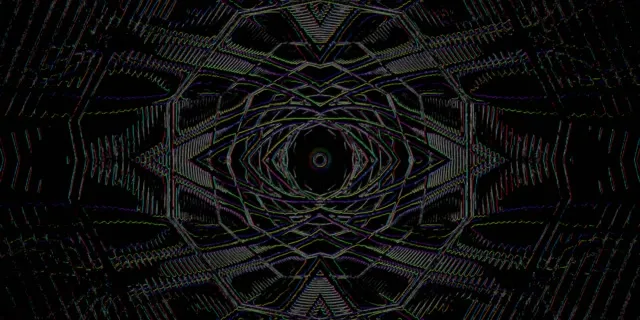 Neon Tunnel VJ Loop 2:1 Univisium 60fps Kaleidoscope Screensaver