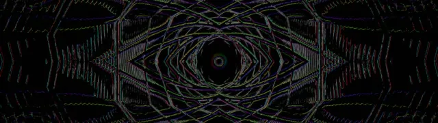 32:9 Ultrawide Neon Tunnel Kaleidoscope VJ Loop 60fps Screensaver