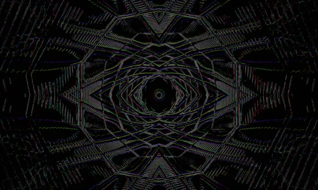 Neon Tunnel VJ Loop 60fps Pulsating Eye Vortex 5:3 Wide Screensaver