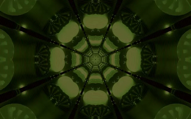 Neon Tunnel Pulsating Octagon Vortex 16:10 Macbook 60fps VJ Loop Screensaver