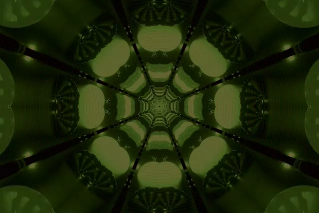 Neon Tunnel Kaleidoscope Vortex | 3:2 Surface 60fps Screensaver Loop