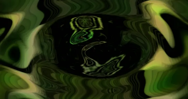 Neon Tunnel Screensaver 4K 60FPS VJ Loop Green Waves