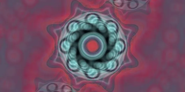 Pulsating Hexagon Neon Tunnel VJ Loop 2:1 Univisium 60fps Screensaver