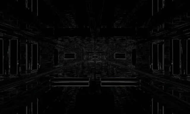 Neon Tunnel Symmetric Grid Vortex 5:3 Wide 60fps Screensaver VJ Loop