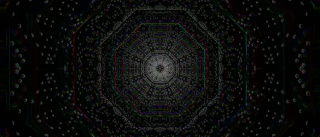 Neon Tunnel Kaleidoscope Vortex 21:9 Ultrawide 60fps Screensaver Loop