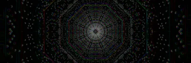 Neon Tunnel Spiraling Vortex Loop 3:1 Ultrawide 60fps VJ Screensaver