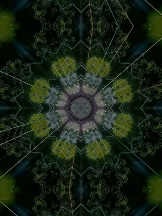 Neon Tunnel Geometric Vortex 3:4 iPad Portrait 60fps Screensaver