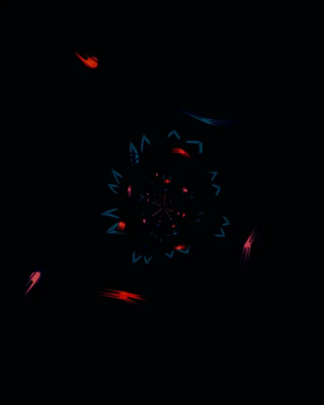 Tunel Neon Magenta Caleidoscop Vortex 4:5 Instagram 60fps Screensaver Vj Loop