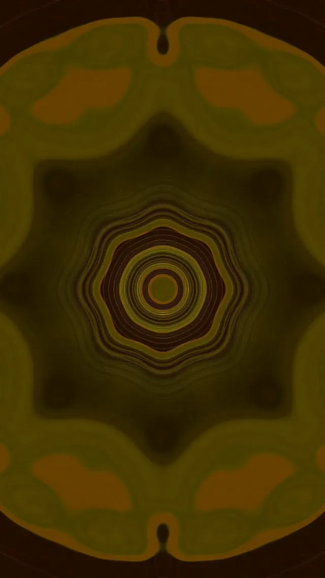 Golden Mandala Neon Tunnel 9:16 Reels 60fps Screensaver VJ Loop