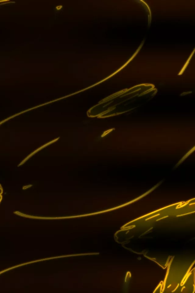 Golden Neon Tunnel Liquid Swirl VJ Loop 2:3 Portrait 60fps Screensaver