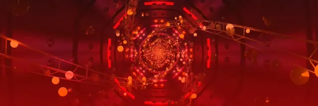 Neon Tunnel Oktagon Vortex VJLoop 3:1 Triple Wide 60fps Bildschirmschoner