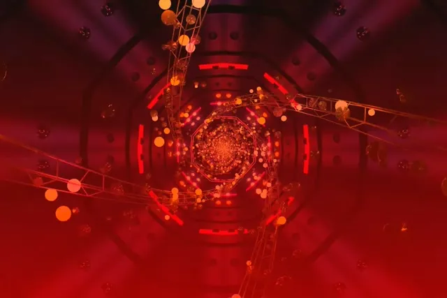 Đường Hầm Neon Xoắn Bát Giác VJ Loop 60fps 3:2 Surface Screensaver