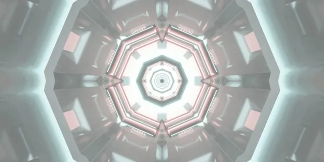 Неон Тунел Октагон Вртлог VJ Loop 2:1 Унивизиум 60fps Скринсејвер