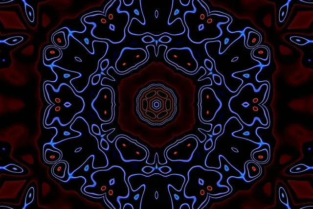 نيون تونل كاليدوسكوب إزهار VJ Loop 3:2 سطح 60fps شاشة توقف