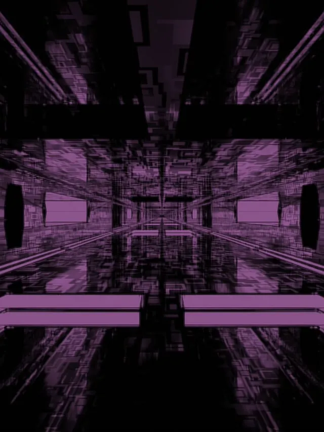 Neon Tunnel VJ Loop 3:4 iPad Portrait 60fps Screensaver Glitch