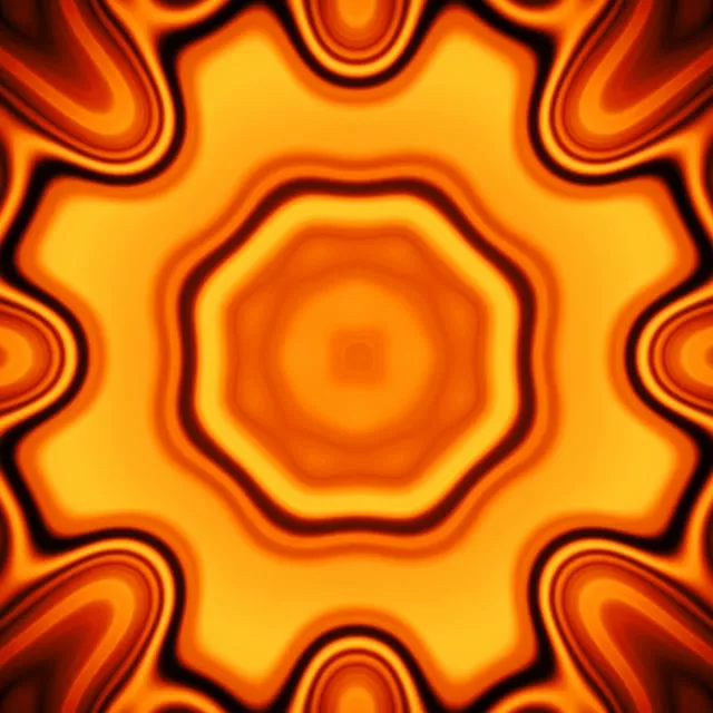 Pulsating Red Diamond Neon Tunnel VJ Loop 1:1 Square 60fps Screensaver