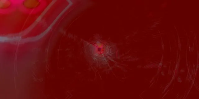 Neon Tunnel Pulsating Red Vortex VJ Loop 2:1 Univisium 60fps Screensaver