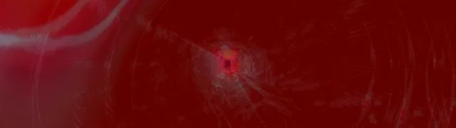32:9 Ultrawide Neon Tunnel Pulsating Red Vortex VJ Loop 60fps Screensaver