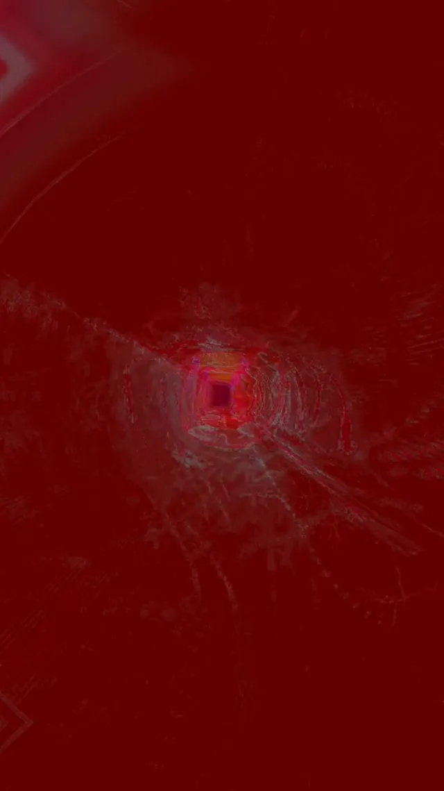 9:16 reels Neon Tunnel 60fps Screensaver - Pulsating Red Spiral VJ Loop