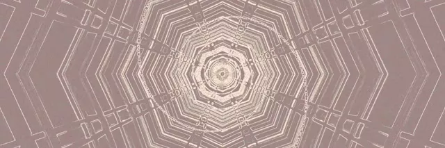 Neon Tunnel Octagon Vortex VJ Loop 3:1 Triple Wide 60fps Screensaver