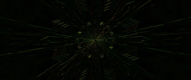 Neon Tunnel Spiraling Vortex VJ Loop 2.39:1 Cinemascope 60fps Screensaver