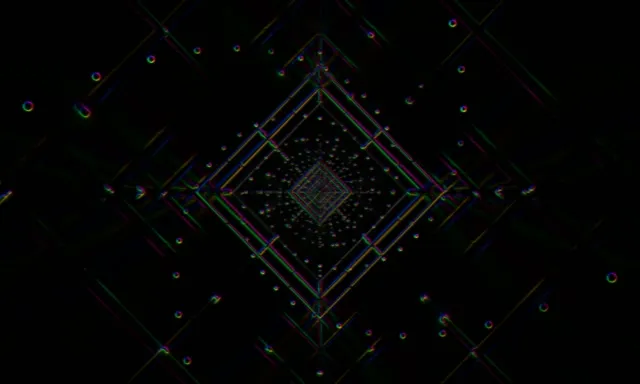 Neon Tunnel VJ Loop 5:3 Wide 60fps Screensaver Infinite Diamond Vortex