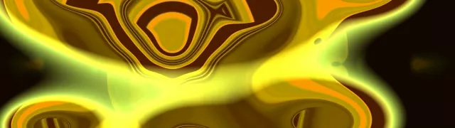 32:9 Ultrawide Neon Tunnel Vj Loop - Golden Spiral 60fps Screensaver