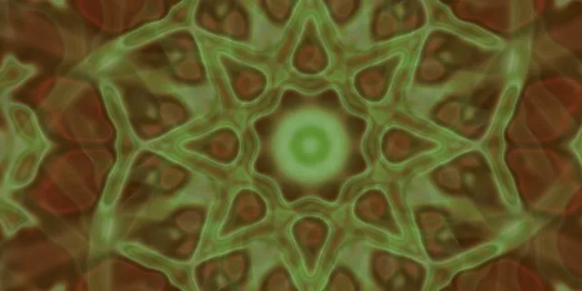 Neon Tunnel Kaleidoscope Vortex - 2:1 Univisium 60fps Screensaver Loop