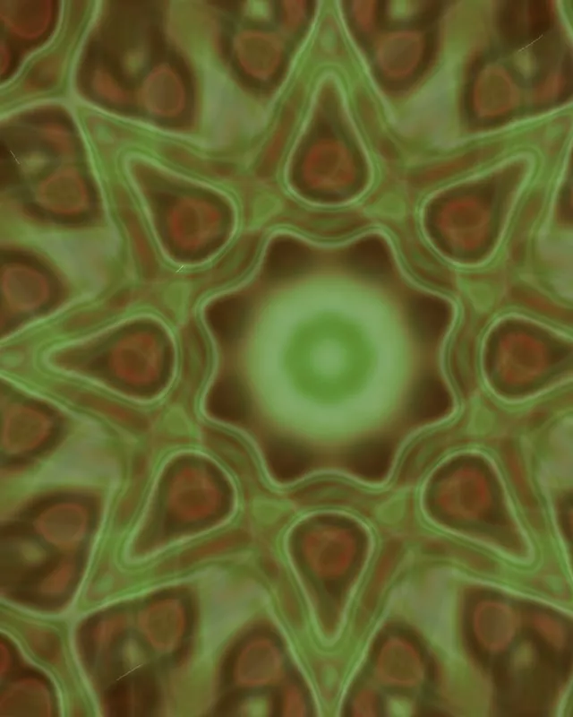 Neon Tunnel Pulsating Hexagon Grid VJ Loop 4:5 Instagram 60fps Screensaver