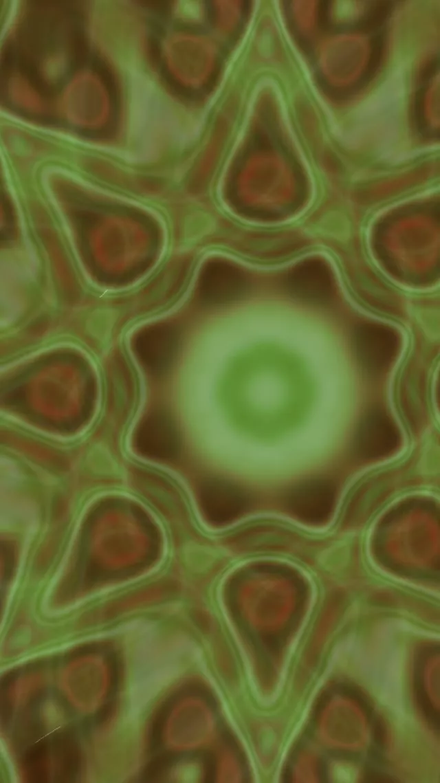 Neon Tunnel Pulsating Hexagon Grid 9:16 Reels 60fps Screensaver VJ Loop